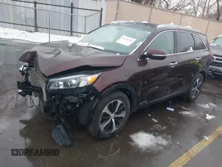 2016 Kia Sorento EX with VIN 5XYPHDA51GG061449, listed as a IAAI auction lot 41624702 with 1 mi miles. Bid and sale history available at carsss.com. Image 2.