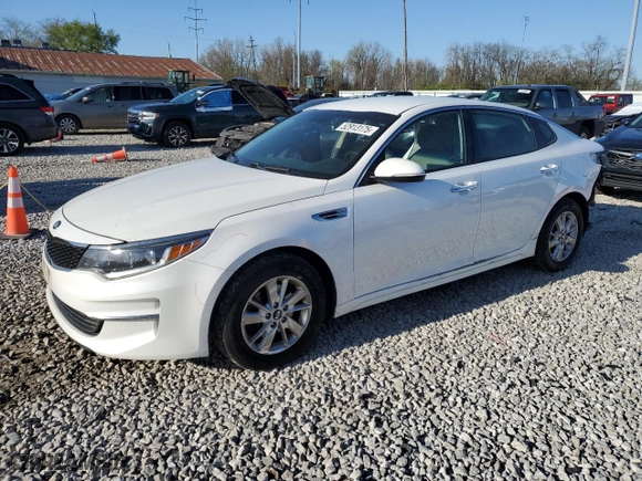 2016 Kia Optima LX with VIN KNAGT4L38G5100697, listed as a Copart auction lot 52913175 with 120,374 mi miles and Salvage Title. Bid and sale history available at carsss.com. Image 1.