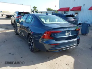 2024 Volvo S60 Core Dark Theme with VIN 7JRL12TKXRG295195, listed as a IAAI auction lot 42616001 with 37,540 mi miles and . Bid and sale history available at DreamBid. Image 3.