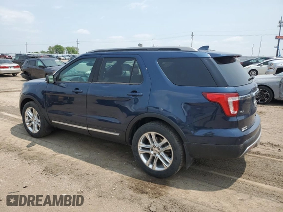 2017 Ford Explorer XLT with VIN 1FM5K8D81HGD16875, listed as a Copart auction lot 57215405 with 114,840 mi miles and Salvage title. Bid and sale history available at DreamBid. Image 2.