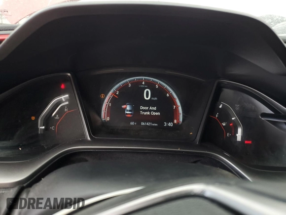 2020 Honda Civic Si z VIN 2HGFC1E54LH700973, wystawiony jako Copart lot #48518285 z przebiegiem 61 421 mil mil oraz Szkoda całkowita • Salvage title. Historia ofert i sprzedaży dostępna na DreamBid. Obrazek 9.