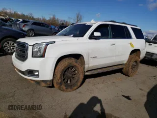 2016 GMC Yukon SLT with VIN 1GKS2BKC3GR135473, listed as a Copart auction lot 43744445 with 132,040 mi miles and Salvage Title. Bid and sale history available at carsss.com. Image 1.