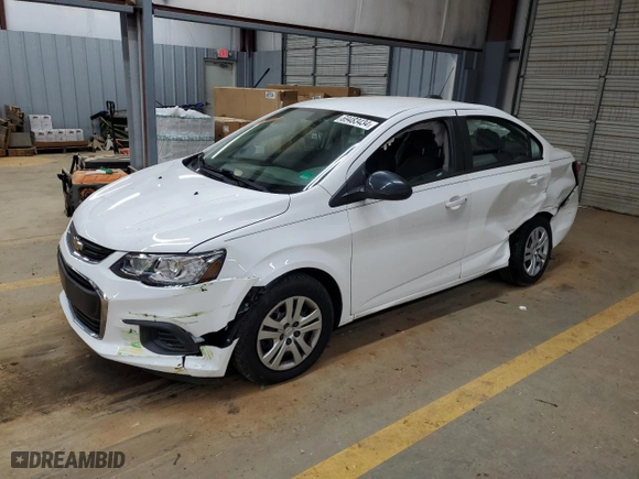 2017 Chevrolet Sonic LS with VIN 1G1JA5SHXH4127756, listed as a Copart auction lot 69483434 with 96,268 mi miles and Salvage Title. Bid and sale history available at carsss.com. Image 1.