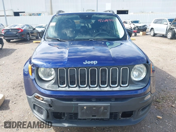 2017 Jeep Renegade Sport with VIN ZACCJAAB7HPE57121, listed as a IAAI auction lot 42684421 with 135,582 mi miles and . Bid and sale history available at DreamBid. Image 12.