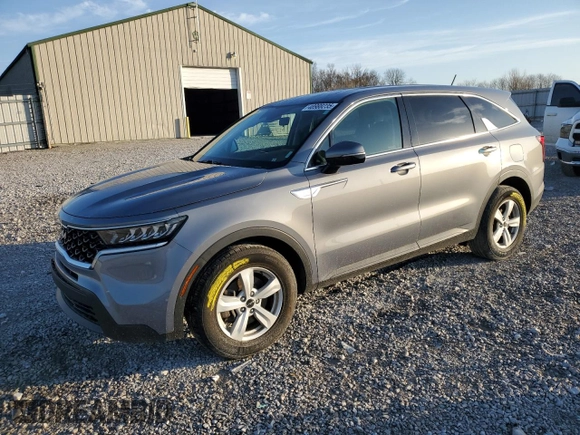 2022 Kia Sorento LX with VIN 5XYRG4LC6NG094967, listed as a Copart auction lot 48988235 with 28,521 mi miles and Salvage Title. Bid and sale history available at carsss.com. Image 1.