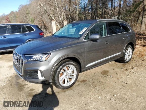 2024 Audi Q7 Premium Plus with VIN WA1LXBF7XRD004548, listed as a Copart auction lot 80491204 with 18,606 mi miles and Salvage title. Bid and sale history available at DreamBid. Image 1.