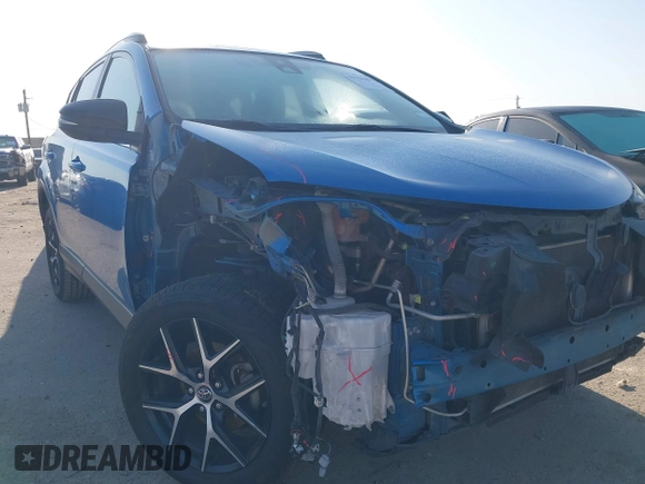 2018 Toyota RAV4 SE with VIN JTMNFREV3JJ156865, listed as a IAAI auction lot 41986697 with 124,979 mi miles and . Bid and sale history available at DreamBid. Image 1.