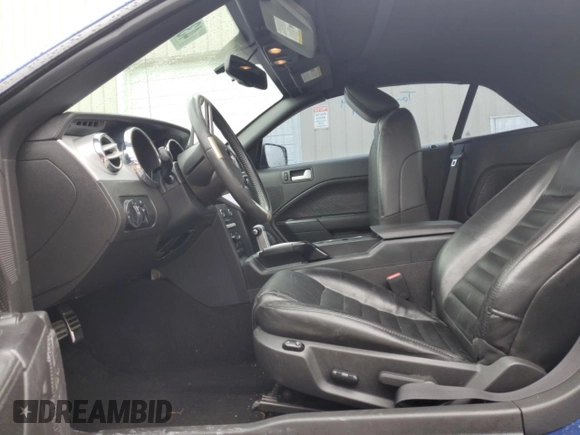 2008 Ford Mustang GT Deluxe with VIN 1ZVHT85HX85173687, listed as a Copart auction lot 43160095 with Not Provided miles and Salvage Title. Bid and sale history available at DreamBid. Image 7.