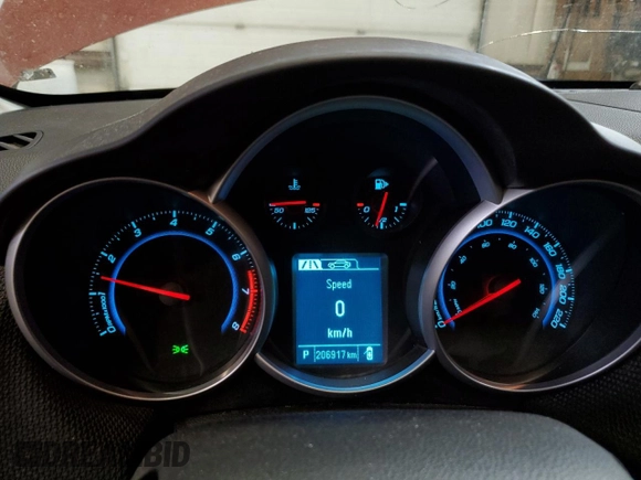 2013 Chevrolet Cruze 1LT with VIN 1G1PC5SB2D7184574, listed as a Copart auction lot 46870545 with 206,917 mi miles and Salvage Title. Bid and sale history available at carsss.com. Image 9.