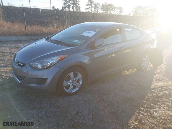 2013 Hyundai Elantra GLS with VIN 5NPDH4AE6DH363083, listed as a IAAI auction lot 41512838 with 69,789 mi miles. Bid and sale history available at carsss.com. Image 2.