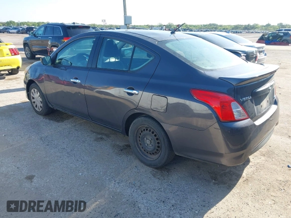 2015 Nissan Versa SV with VIN 3N1CN7AP2FL802924, listed as a IAAI auction lot 41960090 with 163,757 mi miles. Bid and sale history available at carsss.com. Image 3.