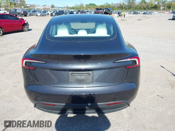 2025 Tesla Model 3 Long Range with VIN 5YJ3E1EA2SF910890, listed as a IAAI auction lot 41791583 with Not Provided miles and . Bid and sale history available at DreamBid. Image 15.