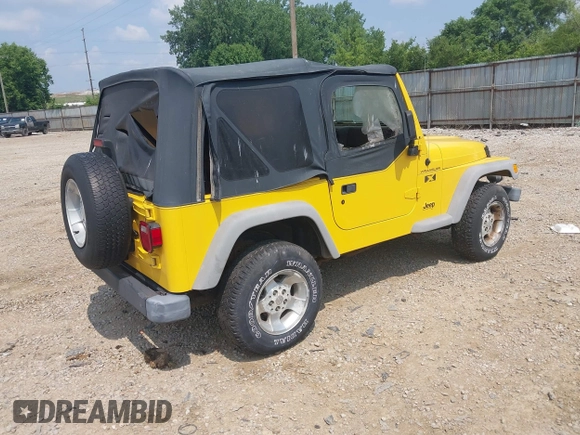 2002 Jeep Wrangler X with VIN 1J4FA39S02P727172, listed as a IAAI auction lot 42612634 with 108,788 mi miles and . Bid and sale history available at DreamBid. Image 4.