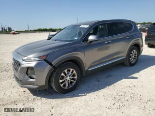 2019 Hyundai Santa Fe SEL with VIN 5NMS33AD0KH128048, listed as a Copart auction lot 52003755 with 103,013 mi miles and Salvage Title. Bid and sale history available at carsss.com. Image 1.