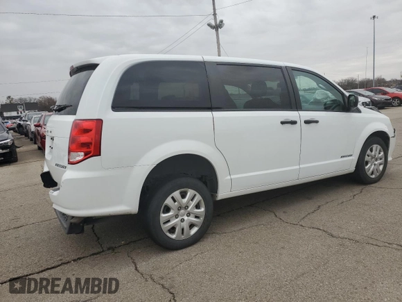 2020 Dodge Grand Caravan SE with VIN 2C4RDGBG9LR248739, listed as a Copart auction lot 87354994 with 72,651 mi miles and Salvage Title. Bid and sale history available at DreamBid. Image 3.