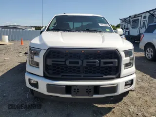 2017 Ford F-150 XL with VIN 1FTEW1EPXHFB15410, listed as a Copart auction lot 58523905 with 127,197 mi miles and Salvage title. Bid and sale history available at DreamBid. Image 5.