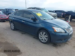 2015 Nissan Sentra S with VIN 3N1AB7AP7FY346826, listed as a IAAI auction lot 41878322 with 96,714 mi miles. Bid and sale history available at carsss.com. Image 1.