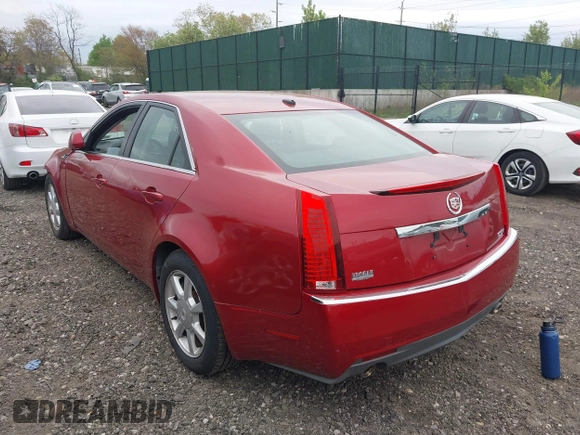 2008 Cadillac CTS RWD w/1SA with VIN 1G6DM577880126563, listed as a IAAI auction lot 42118198 with 81,921 mi miles. Bid and sale history available at carsss.com. Image 3.