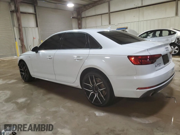 2017 Audi A4 Season of Audi Premium with VIN WAUDNAF46HN039240, listed as a Copart auction lot 82381244 with 108,694 mi miles and Salvage Title. Bid and sale history available at carsss.com. Image 2.