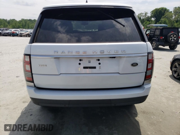 2017 Land Rover Range Rover HSE z VIN SALGS2FV2HA370503, wystawiony jako Copart lot #57427695 z przebiegiem 75 947 mil mil oraz Czysty tytuł • Clean title. Historia ofert i sprzedaży dostępna na DreamBid. Obrazek 7.