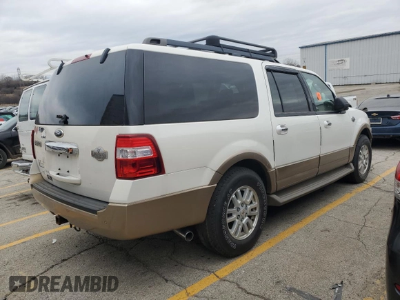 2014 Ford Expedition EL XLT with VIN 1FMJK1J54EEF48197, listed as a Copart auction lot 81914284 with 0 mi miles and Clean Title. Bid and sale history available at carsss.com. Image 3.
