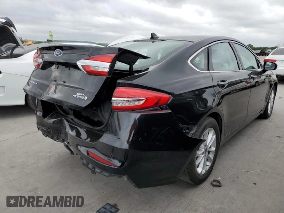 2019 Ford Fusion Hybrid SEL with VIN 3FA6P0MU5KR235893, listed as a Copart auction lot 49295113 with 129,936 mi miles. Bid and sale history available at carsss.com. Image 3.