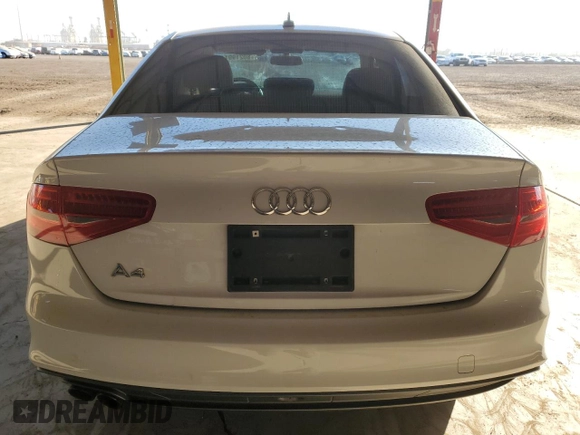 2015 Audi A4 Premium z VIN WAUAFAFLXFN030089, wystawiony jako Copart lot #57796795 z przebiegiem 138 103 mil mil oraz Szkoda całkowita • Salvage title. Historia ofert i sprzedaży dostępna na DreamBid. Obrazek 6.