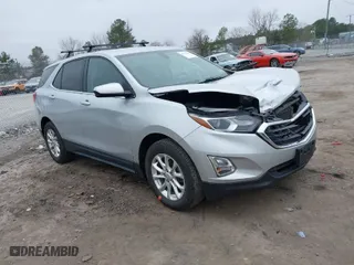 2018 Chevrolet Equinox LT with VIN 2GNAXJEV8J6110319, listed as a IAAI auction lot 41803867 with 107,756 mi miles. Bid and sale history available at carsss.com. Image 1.