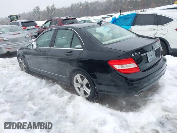 2011 Mercedes-Benz C 300 Sport with VIN WDDGF8BB0BR133565, listed as a IAAI auction lot 41564508 with 88,474 mi miles and . Bid and sale history available at DreamBid. Image 3.