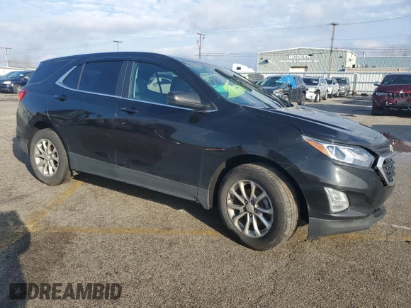 2021 Chevrolet Equinox LT with VIN 2GNAXUEV4M6104698, listed as a Copart auction lot 82340624 with 106,235 mi miles and Salvage Title. Bid and sale history available at DreamBid. Image 4.