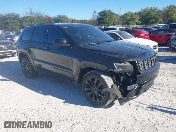 2018 Jeep Grand Cherokee Laredo E with VIN 1C4RJEAG0JC168721, listed as a IAAI auction lot 41162675 with 191,820 mi miles. Bid and sale history available at carsss.com. Image 1.