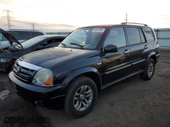 2004 Suzuki XL-7 LX with VIN JS3TX92V444105193, listed as a Copart auction lot 44812265 with 216,751 mi miles and Salvage Title. Bid and sale history available at carsss.com. Image 1.