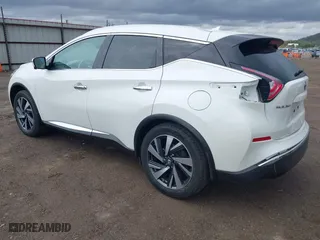 2016 Nissan Murano SL with VIN 5N1AZ2MH3GN139327, listed as a IAAI auction lot 41908885 with 99,508 mi miles. Bid and sale history available at carsss.com. Image 3.