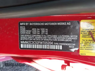 2015 MINI Countryman S with VIN WMWZC3C52FWT05204, listed as a IAAI auction lot 41492775 with 80,785 mi miles and . Bid and sale history available at DreamBid. Image 9.