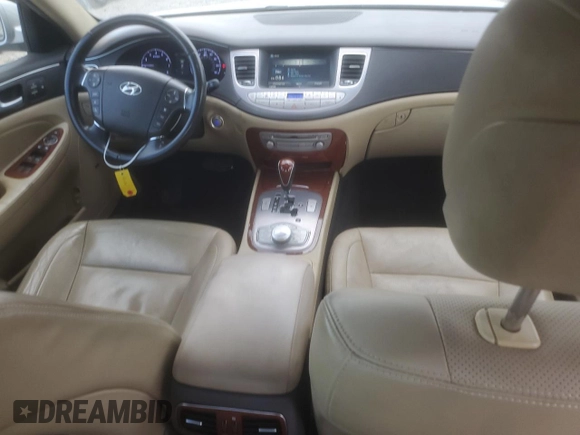 2013 Hyundai Genesis 3.8L with VIN KMHGC4DD9DU224551, listed as a Copart auction lot 61646524 with 119,757 mi miles and Clean Title. Bid and sale history available at carsss.com. Image 8.