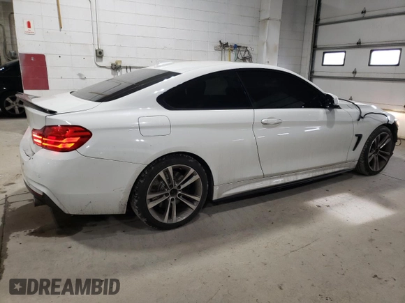 2015 BMW 4 Series 435i with VIN WBA3R1C53FK194890, listed as a Copart auction lot 87603825 with 126,991 mi miles and Salvage Title. Bid and sale history available at DreamBid. Image 3.