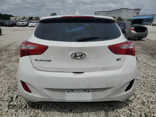 2013 Hyundai Elantra GT with VIN KMHD35LE7DU026988, listed as a Copart auction lot 72933624 with 0 mi miles and Salvage Title. Bid and sale history available at carsss.com. Image 6.