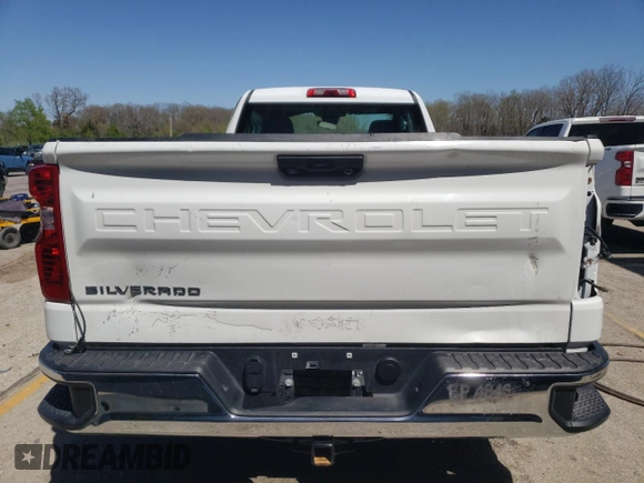 2024 Chevrolet Silverado 1500 Work Truck with VIN 3GCNAAED5RG386217, listed as a Copart auction lot 53159225 with 0 mi miles and Clean Title. Bid and sale history available at carsss.com. Image 6.