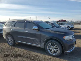 2014 Dodge Durango Citadel with VIN 1C4SDJET1EC468668, listed as a Copart auction lot 44386285 with 83,192 mi miles and Salvage Title. Bid and sale history available at DreamBid. Image 4.