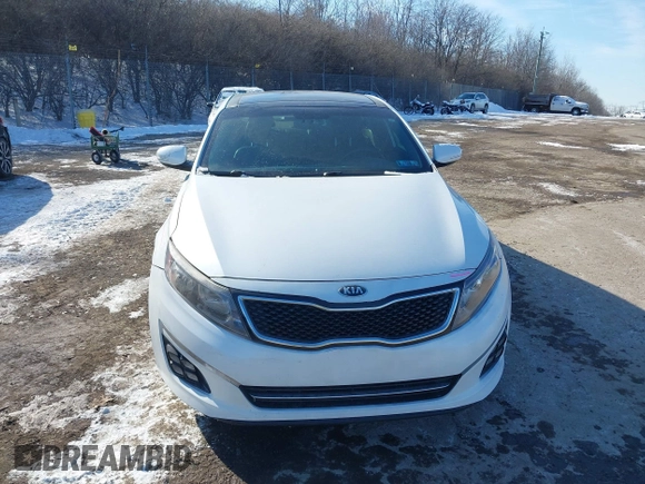 2015 Kia Optima SXL Turbo with VIN 5XXGR4A65FG428023, listed as a IAAI auction lot 41416027 with 100,372 mi miles and . Bid and sale history available at DreamBid. Image 12.