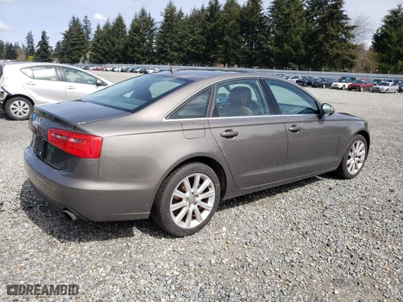 2013 Audi A6 2.0T Premium Plus with VIN WAUGFAFC4DN099836, listed as a Copart auction lot 48819495 with 150,665 mi miles and Clean Title. Bid and sale history available at carsss.com. Image 3.