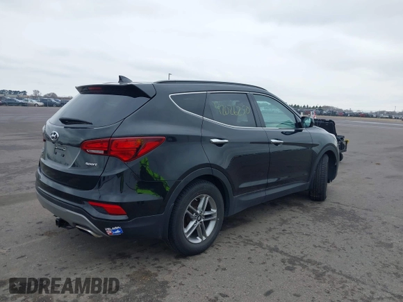 2017 Hyundai Santa Fe Sport 2.4L with VIN 5NMZU3LB1HH044093, listed as a IAAI auction lot 42026250 with 92,077 mi miles. Bid and sale history available at carsss.com. Image 4.