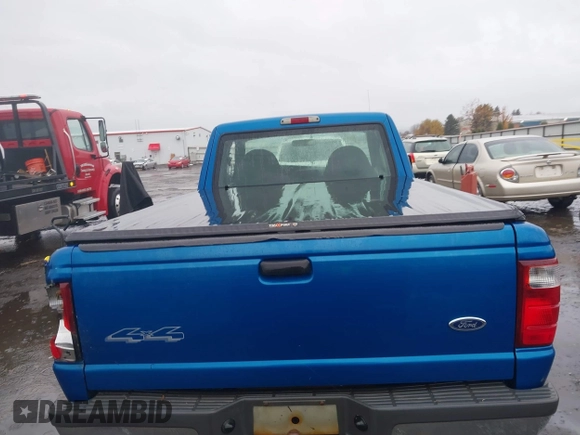 2001 Ford Ranger XL Fleet with VIN 1FTZR15E11PB54233, listed as a IAAI auction lot 40940125 with 94,250 mi miles. Bid and sale history available at carsss.com. Image 16.