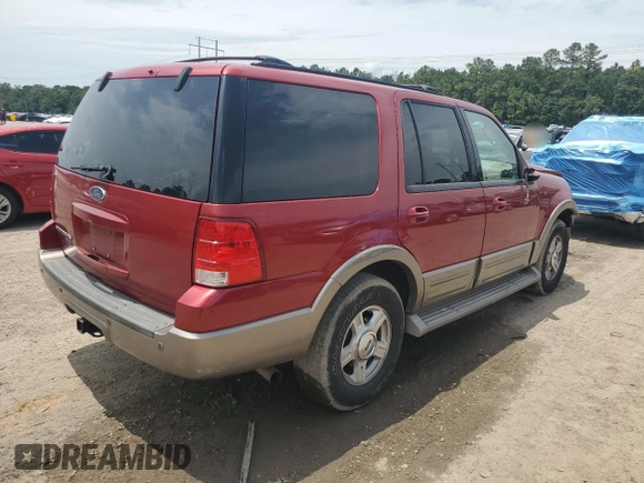 2004 Ford Expedition Eddie Bauer z VIN 1FMPU17LX4LB23782, wystawiony jako Copart lot #58600625 z przebiegiem 153 982 mil mil oraz Szkoda całkowita • Salvage title. Historia ofert i sprzedaży dostępna na DreamBid. Obrazek 3.