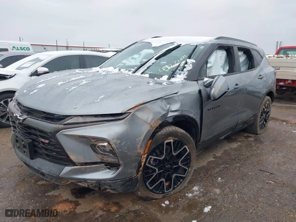 2023 Chevrolet Blazer RS with VIN 3GNKBERS5PS140222, listed as a IAAI auction lot 41272096 with 16,188 mi miles. Bid and sale history available at carsss.com. Image 16.