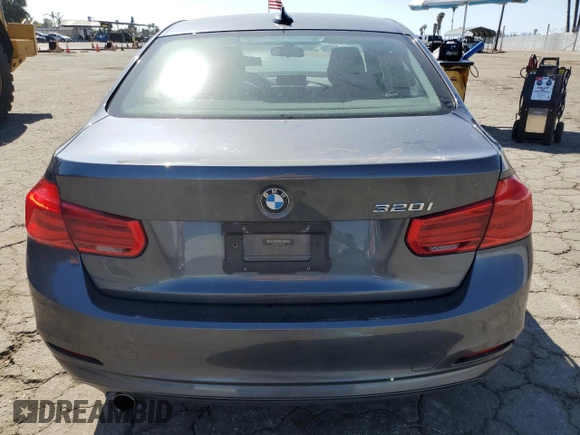 2018 BMW 3 Series 320i with VIN WBA8A9C51JAD26901, listed as a Copart auction lot 52609285 with 36,344 mi miles and Salvage Title. Bid and sale history available at carsss.com. Image 6.