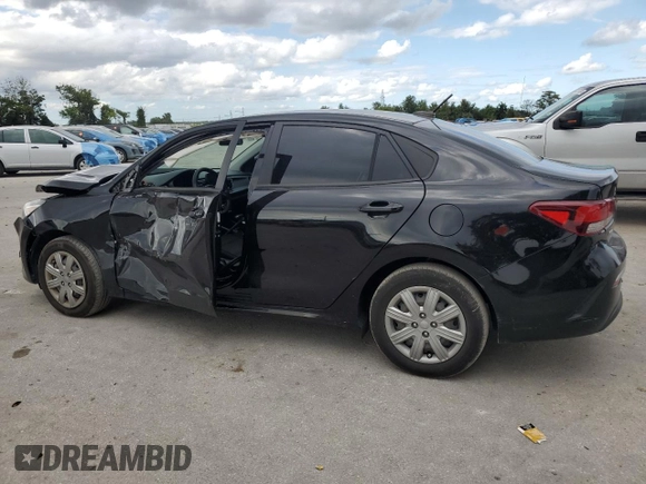 2022 Kia Rio LX with VIN 3KPA24AD0NE487884, listed as a Copart auction lot 72513084 with 48,124 mi miles and Non Repairable. Bid and sale history available at DreamBid. Image 2.