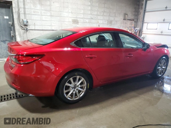 2016 Mazda 6 i Sport with VIN JM1GJ1U53G1480028, listed as a Copart auction lot 42093805 with 122,341 mi miles and Salvage Title. Bid and sale history available at DreamBid. Image 3.