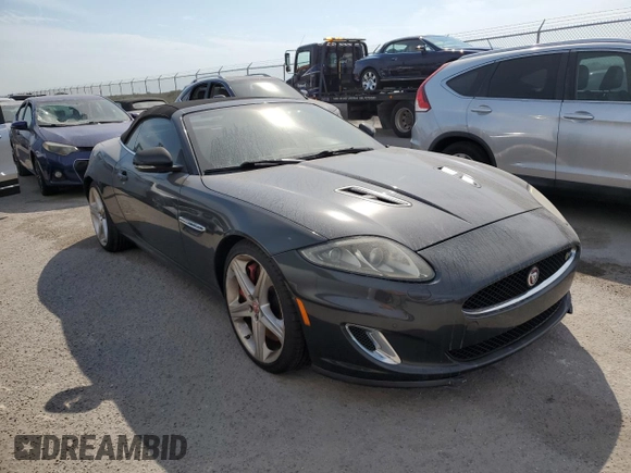 2015 Jaguar XK with VIN SAJWA4EC3FMB56203, listed as a Copart auction lot 74568194 with 0 mi miles and Non Repairable. Bid and sale history available at carsss.com. Image 4.
