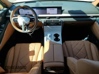 2025 Genesis GV80 Prestige with VIN KMUHEESC1SU250011, listed as a Copart auction lot 46520165 with 2,455 mi miles and Salvage Title. Bid and sale history available at DreamBid. Image 8.